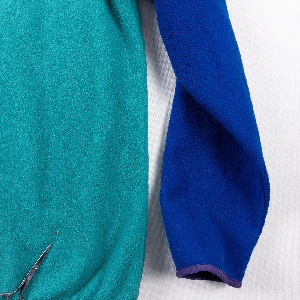 Patagonia Snap T Synchilla Fleece Pullover Mens S Teal Blue Purple Rare Retro - Picture 10 of 10